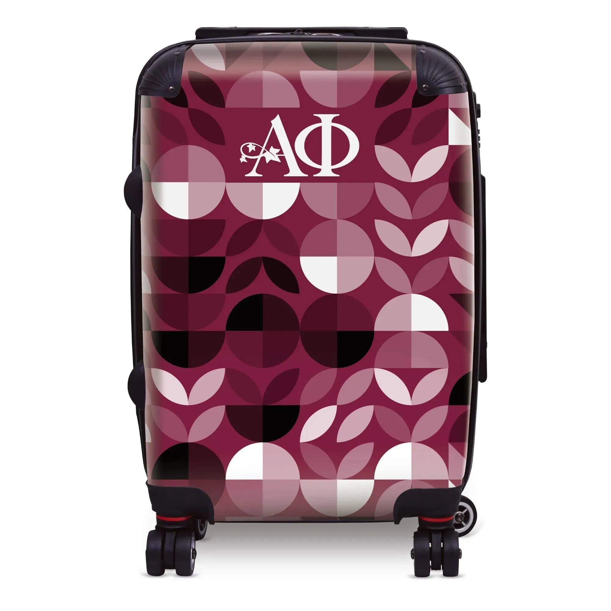 Alpha Phi Carry-on Suitcase - Geo Petals Suitcases