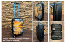 Alpha Delta Pi Carry-on Suitcase - Diamond Pattern Suitcases