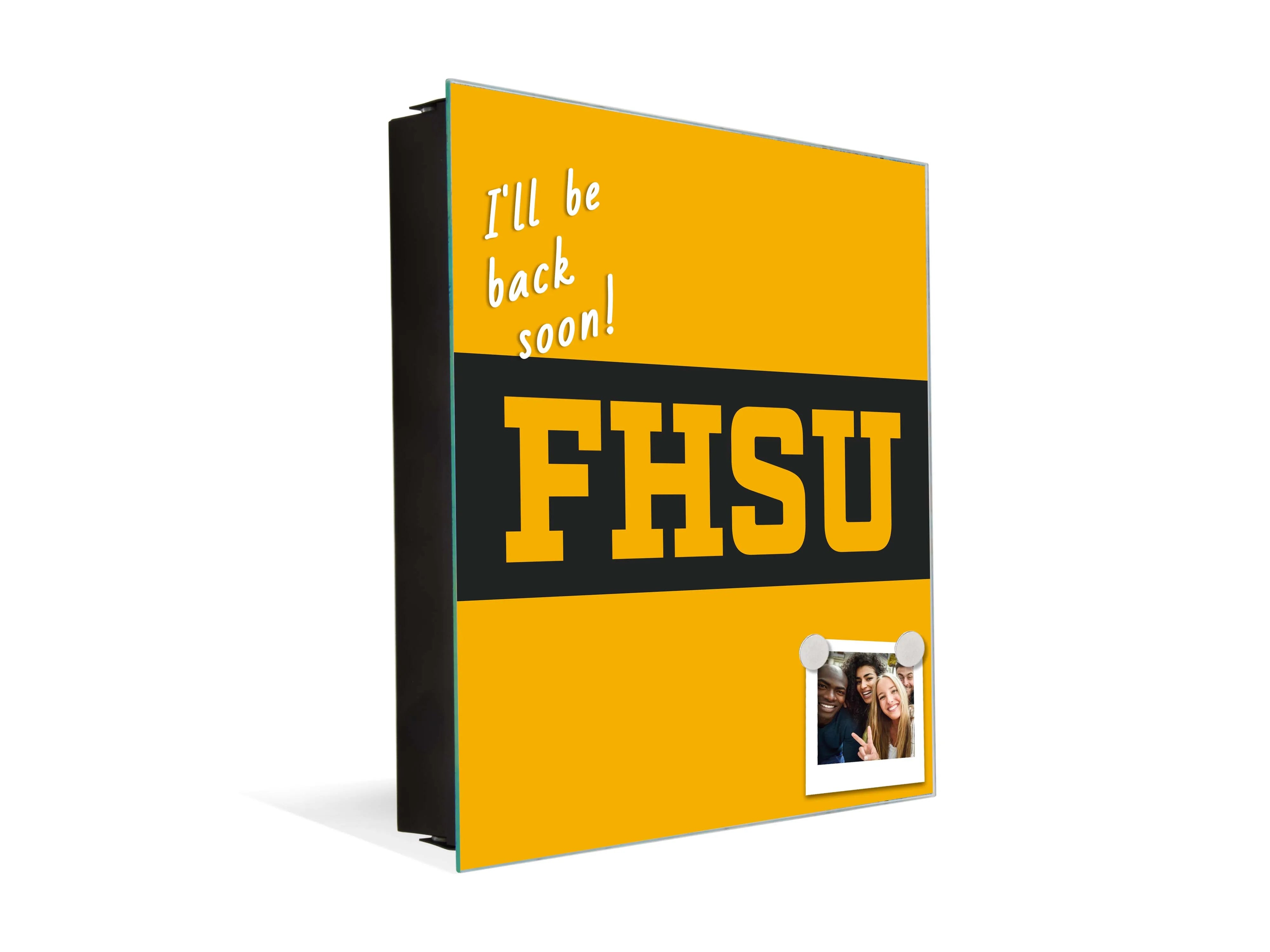 3-in-1 Fort Hays State University FHSU Magnetic Dry-Erase Key Box Key Cabinet