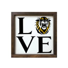 Fort Hays State University "LOVE" Wood Framed Sign - 12"x12" | Custom Gifts