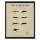 Fly Fishing Flies US Patent Wall Art | Nature Inspired Dorm Decor | Campus Greek Fit