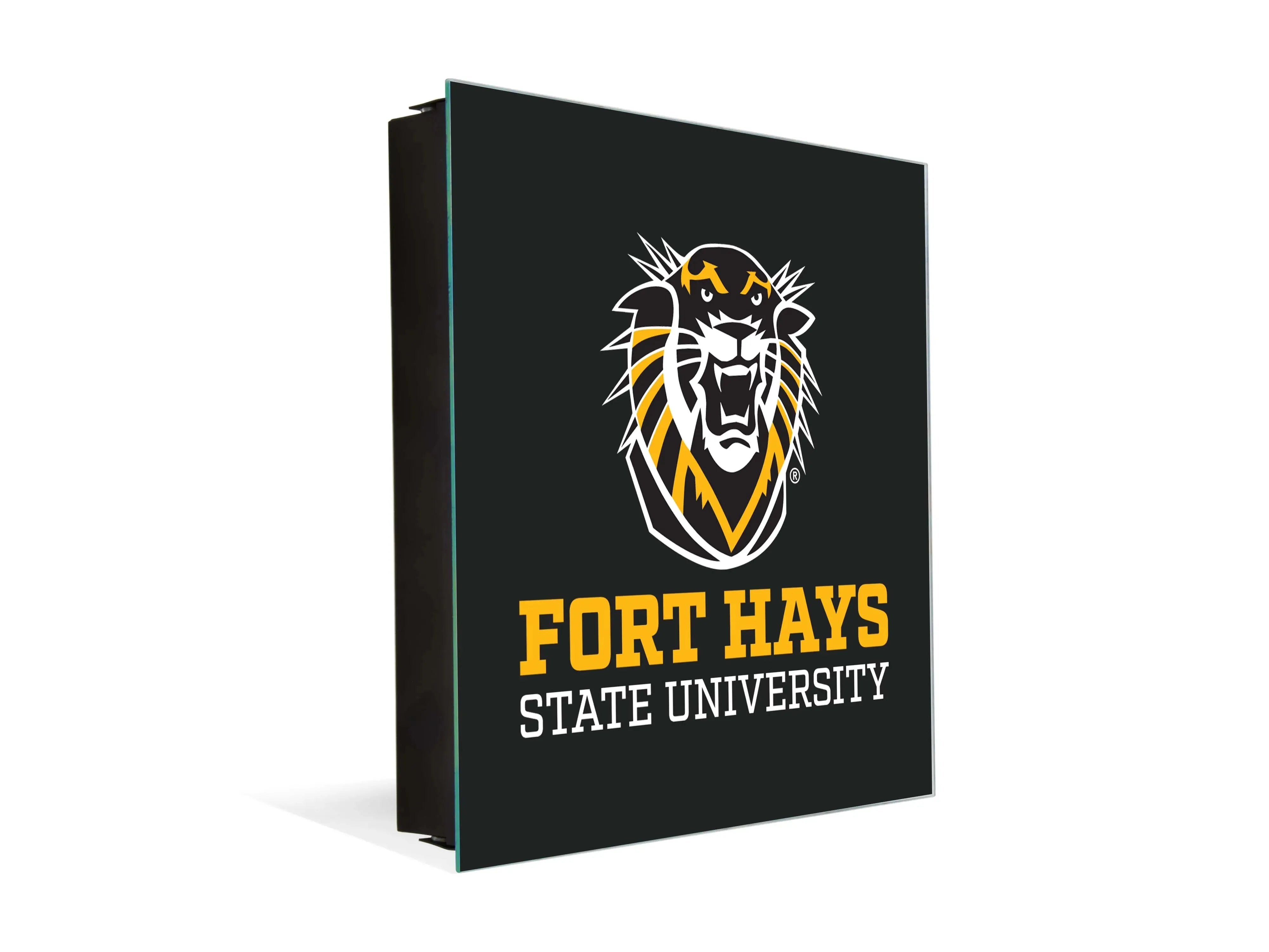 3-in-1 Fort Hays State University Magnetic Dry-Erase Key Box / Key Cabinet Key Box