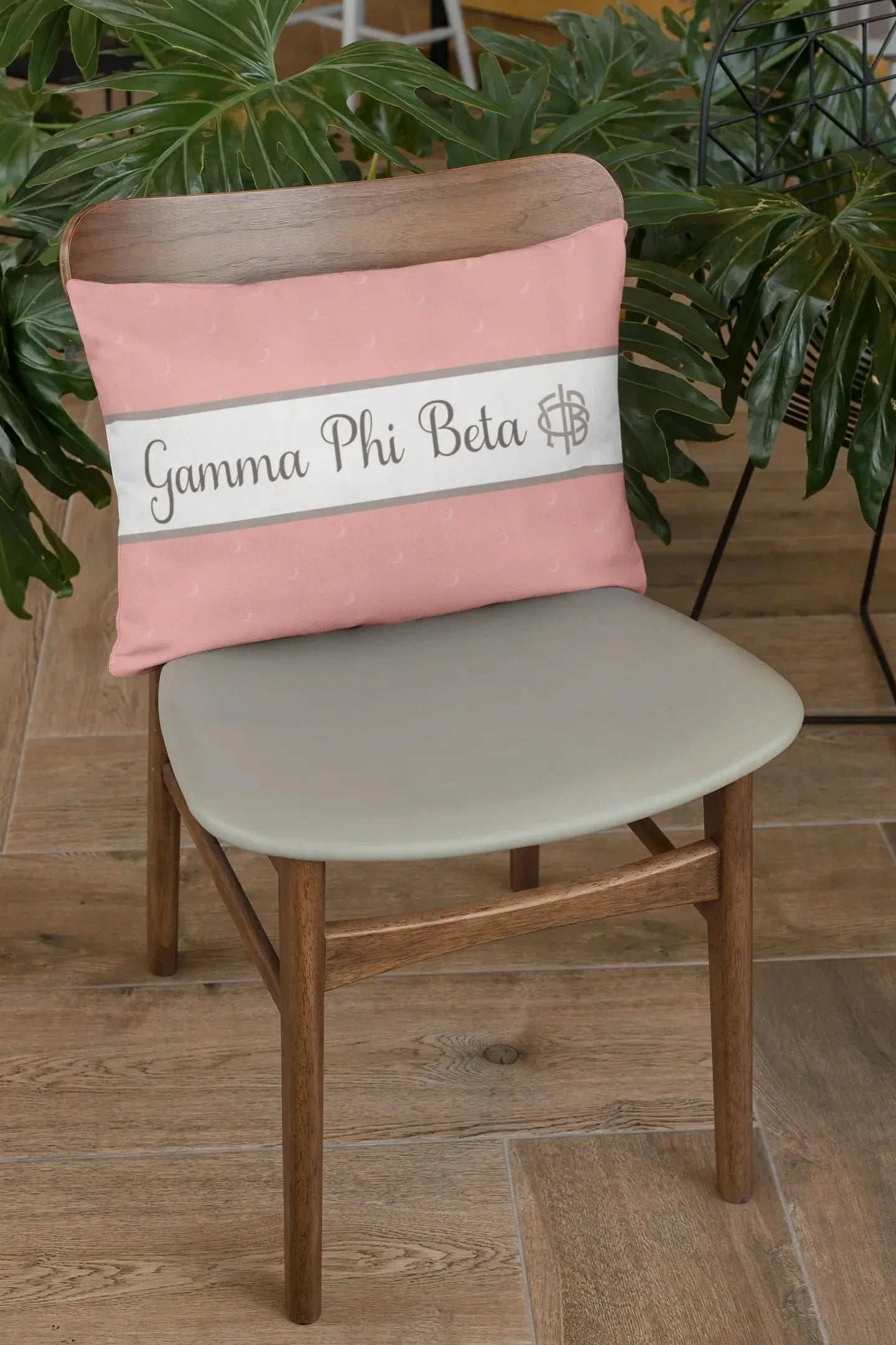 Gamma Phi Beta Blush Moon Lumbar Pillow Cover Pillow Covers