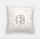 GPhiB 18" Throw Pillow Carnation Blush Cafe-au-lait