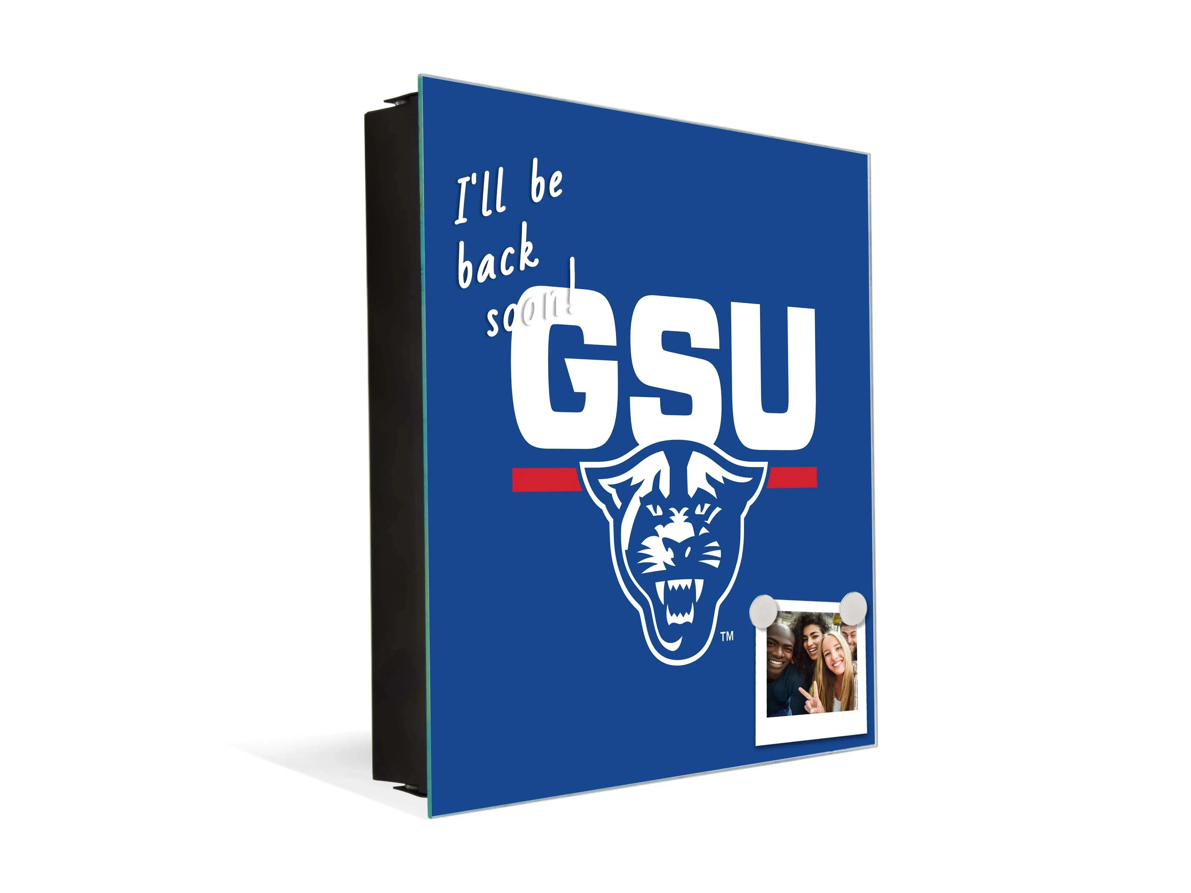 3-in-1 Georgia State University GSU Magnetic Dry-Erase Key Box / Key Cabinet Key Box