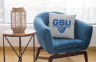 GSU Gray 18" Throw Pillow Cover | Custom Panthers Gifts & Custom Decor