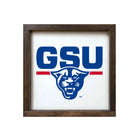 GSU 12x12 Wood Framed Sign | Georgia State University Gifts & Decor | Campus Greek Fit