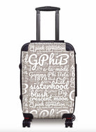 Gamma Phi Beta Carry-on Suitcase - Expression Art A-La-Mode Suitcases