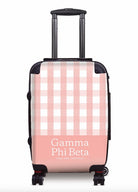 Gamma Phi Beta Carry-on Suitcase -Gingham Brush