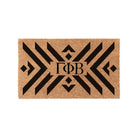 Gamma Phi Beta Coir Doormat - Boho Door Mats