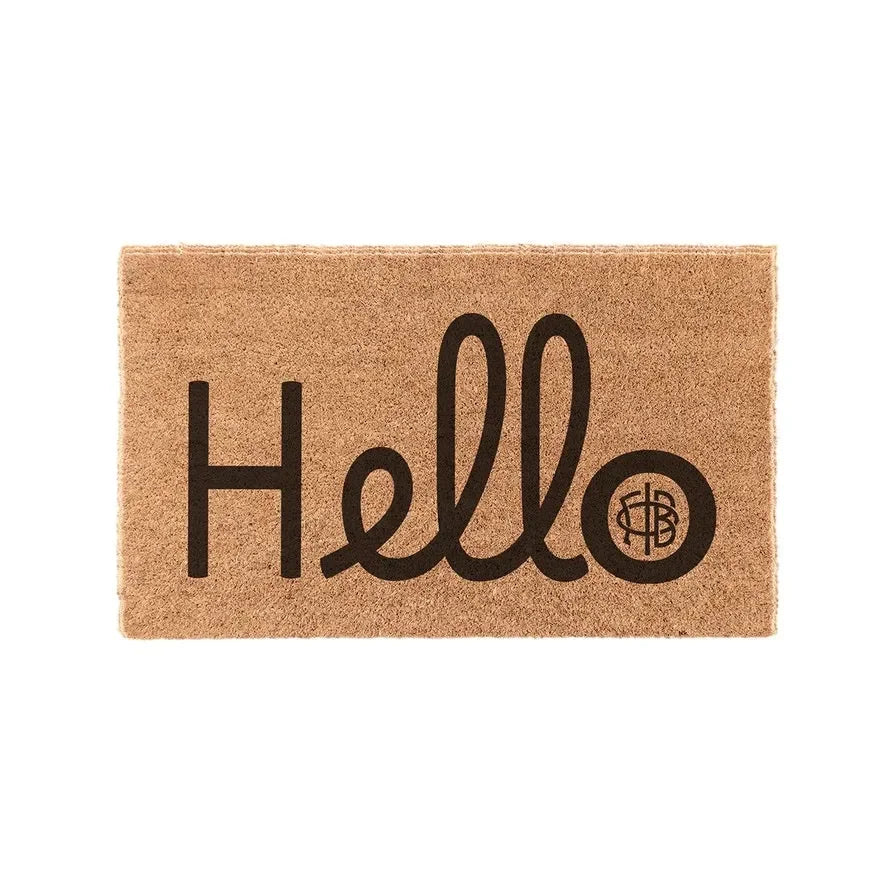 Gamma Phi Beta GPhiB Coir Doormat - Hello Door Mats