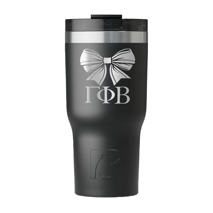 Gamma Phi Beta RTIC 20 oz Essential Ceramic Lined Tumbler - Bow