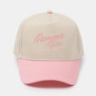 Gamma Phi Embroidered Two-Tone Baseball Cap - Script 1874 | Custom Gifts