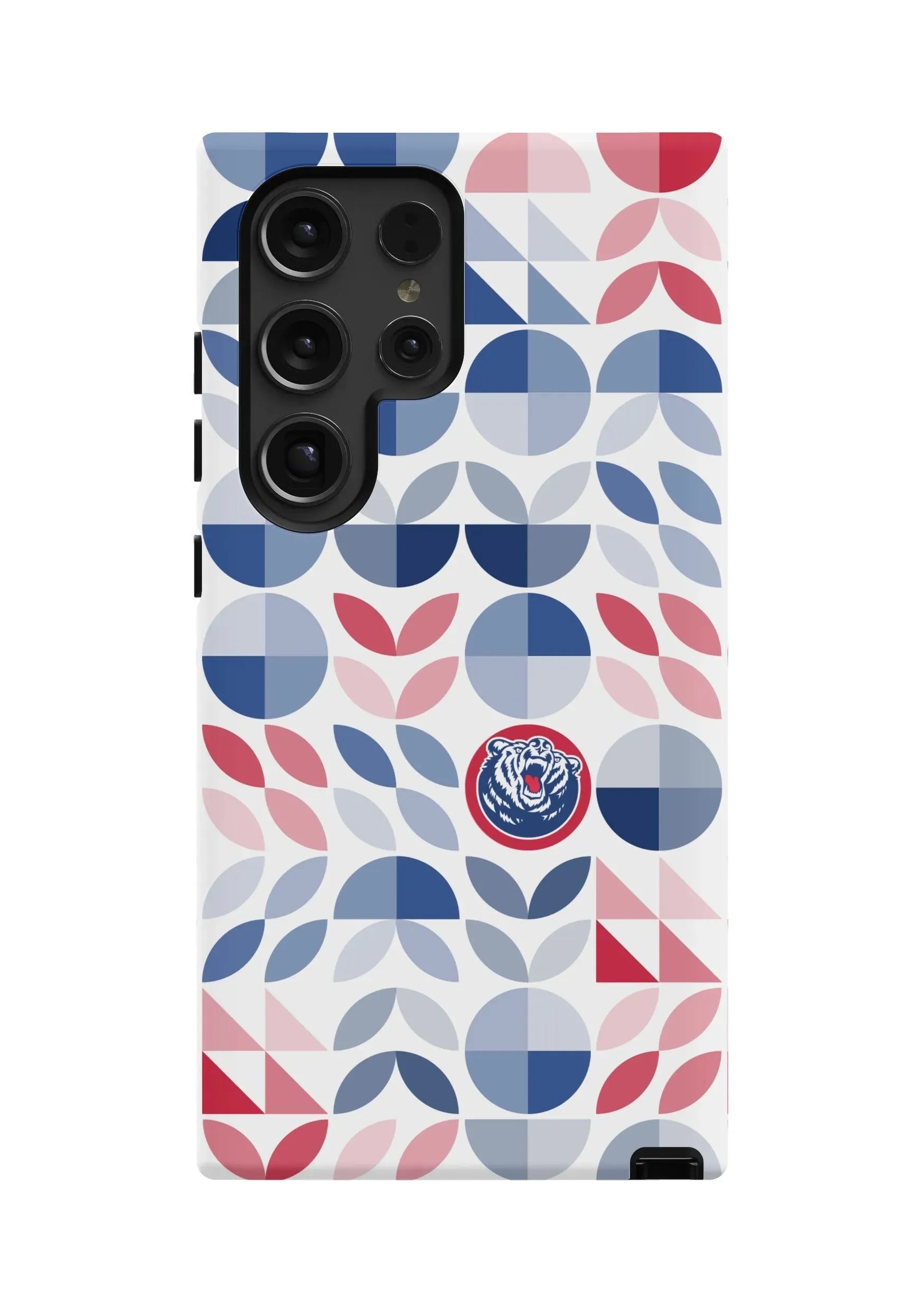 Belmont University Samsung Galaxy 24, 23 Mobile Phone Case - Geo Petals Matte Mobile Phone Cases