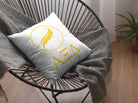 Alpha Xi Delta Blue Throw Pillow Cover - Greek Letters 18" | Official Gifts and Decor