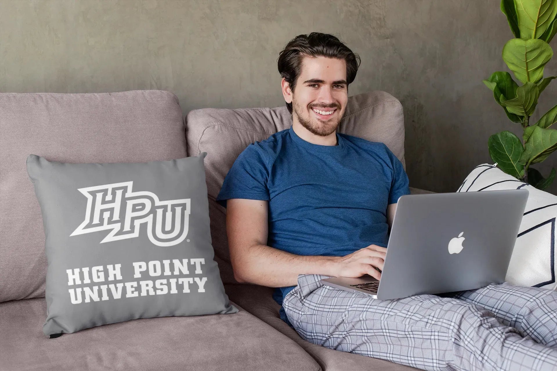 HPU Gray Throw Pillow Cover 18" Pillow Covers