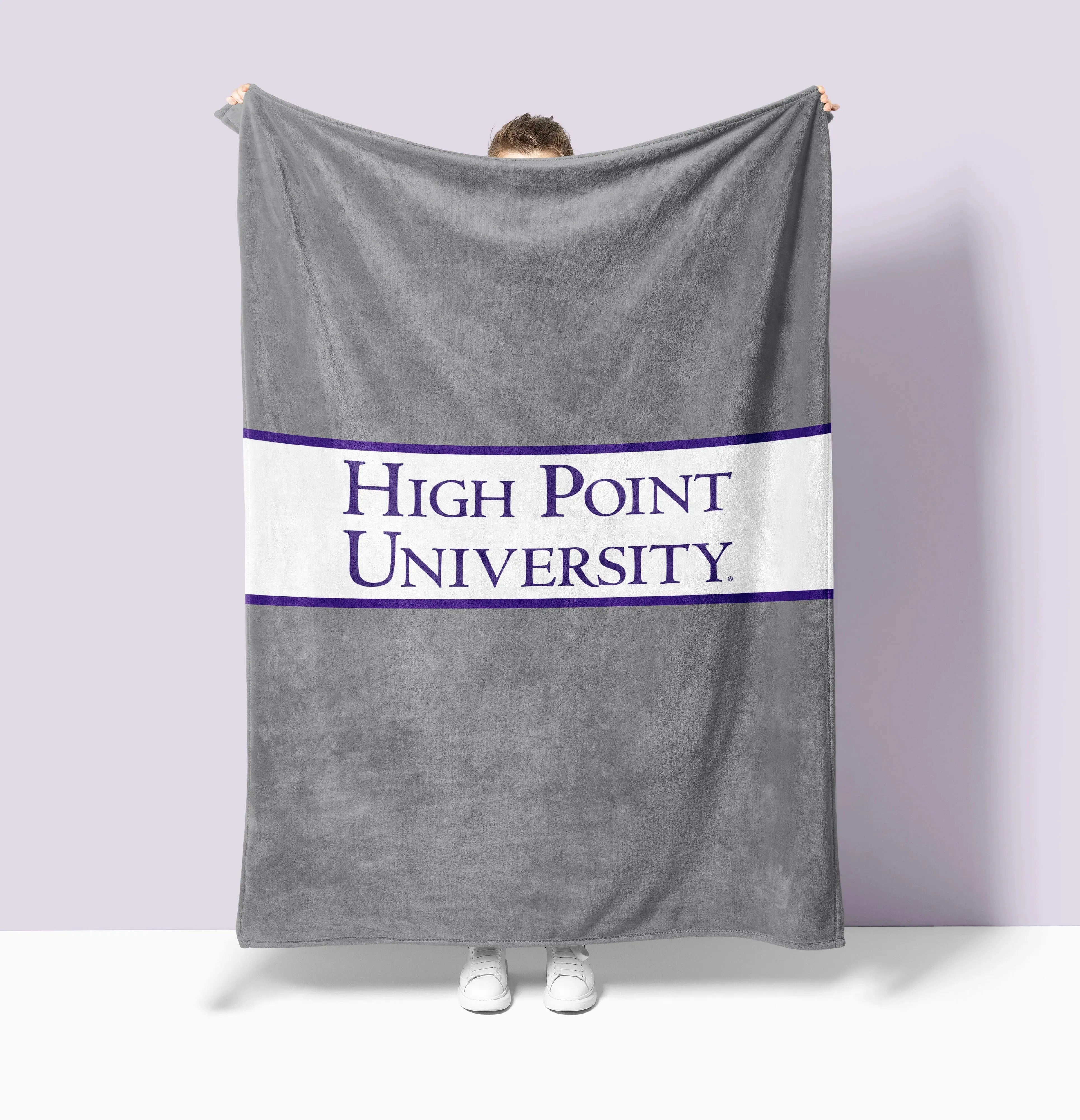 High Point University Blanket - Traditional Band XL 60"x80" Throw Blankets