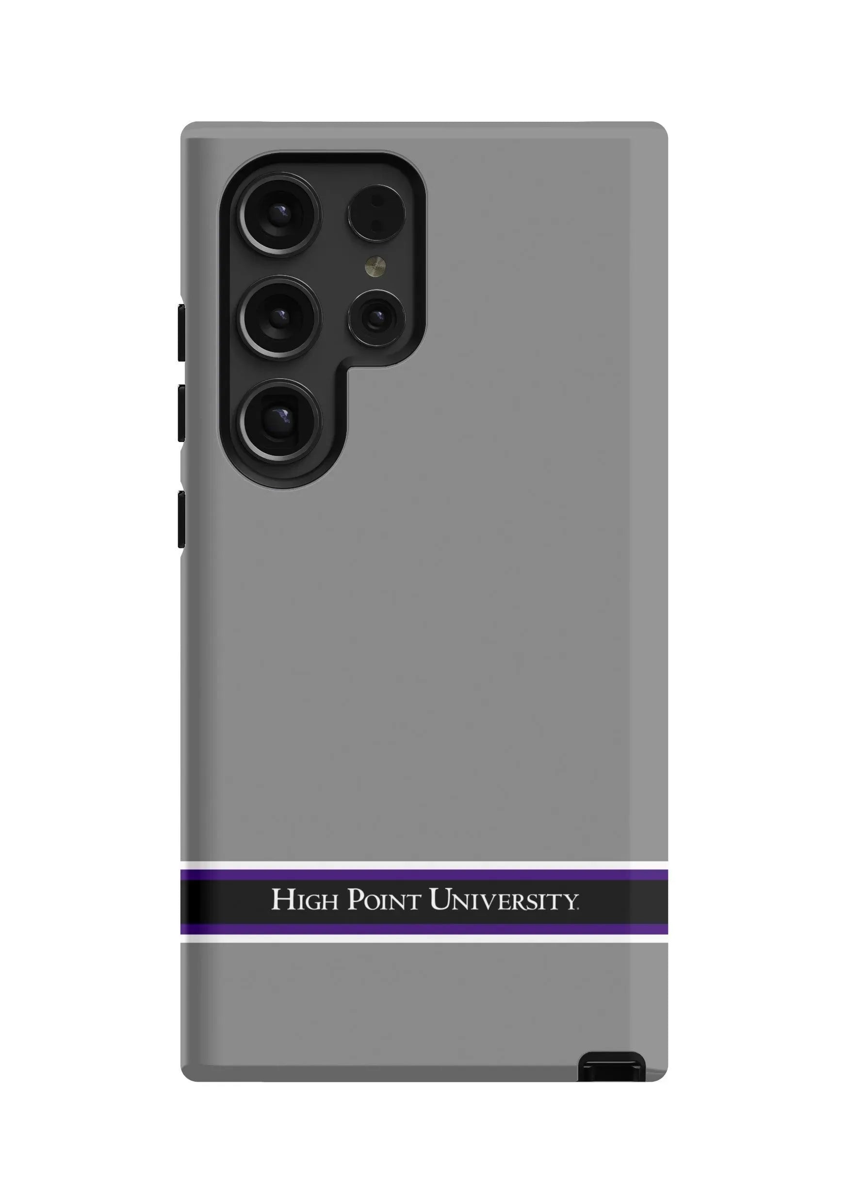 High Point University Samsung Galaxy S24, S23 Mobile Phone Case - Gray Gloss Mobile Phone Cases