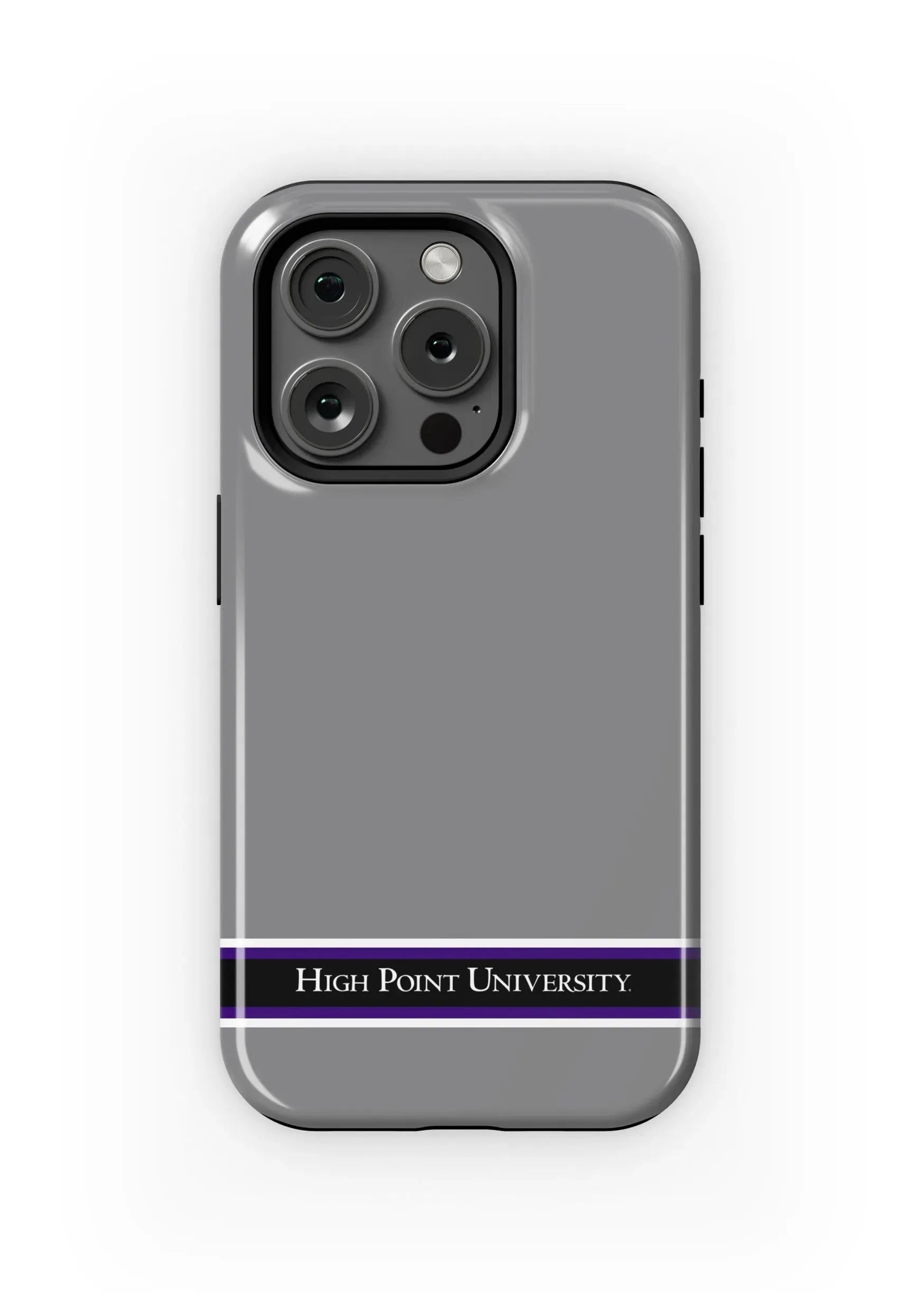 High Point University iPhone 15, 14, 13 Mobile Phone Case - Gray Gloss Mobile Phone Cases