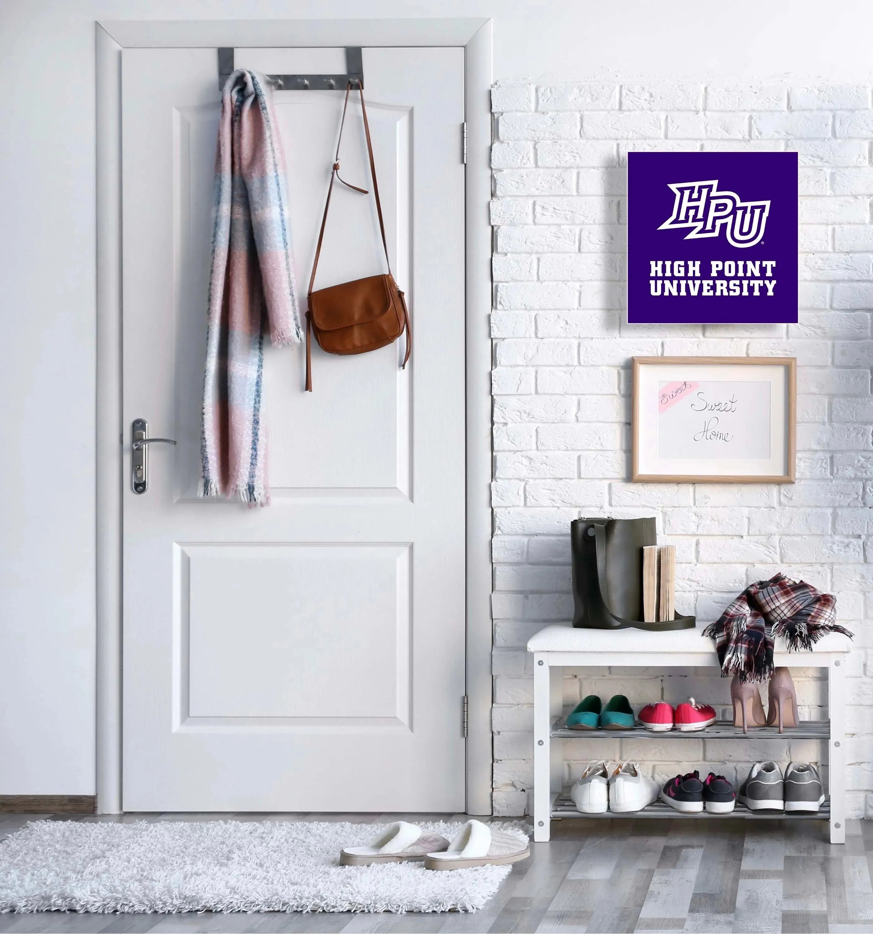 3-in-1 High Point University HPU Magnetic Dry-Erase Key Box / Key Cabinet Key Box