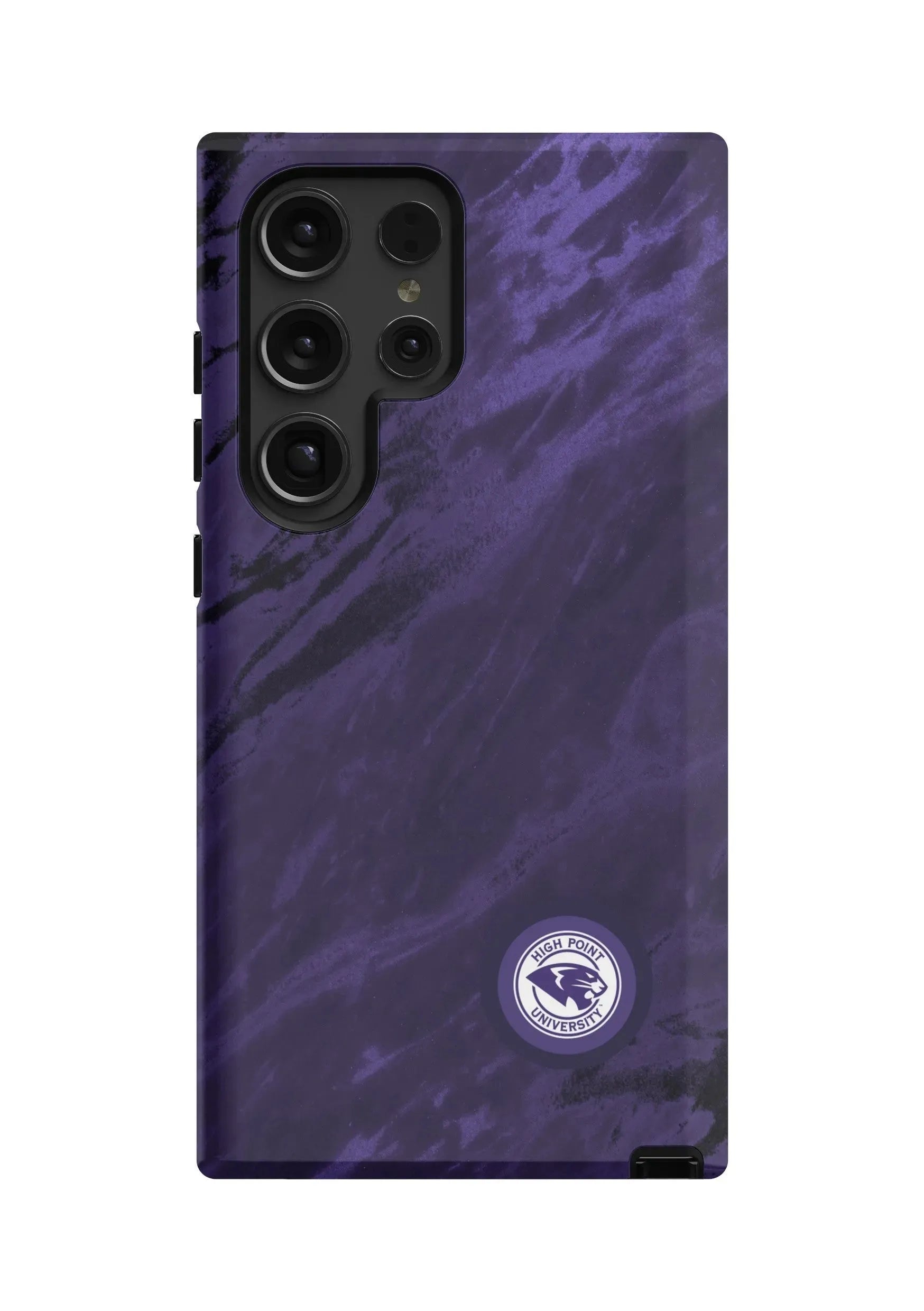 High Point University Samsung Galaxy S24, S23 Mobile Phone Case - Marble Gloss Mobile Phone Cases