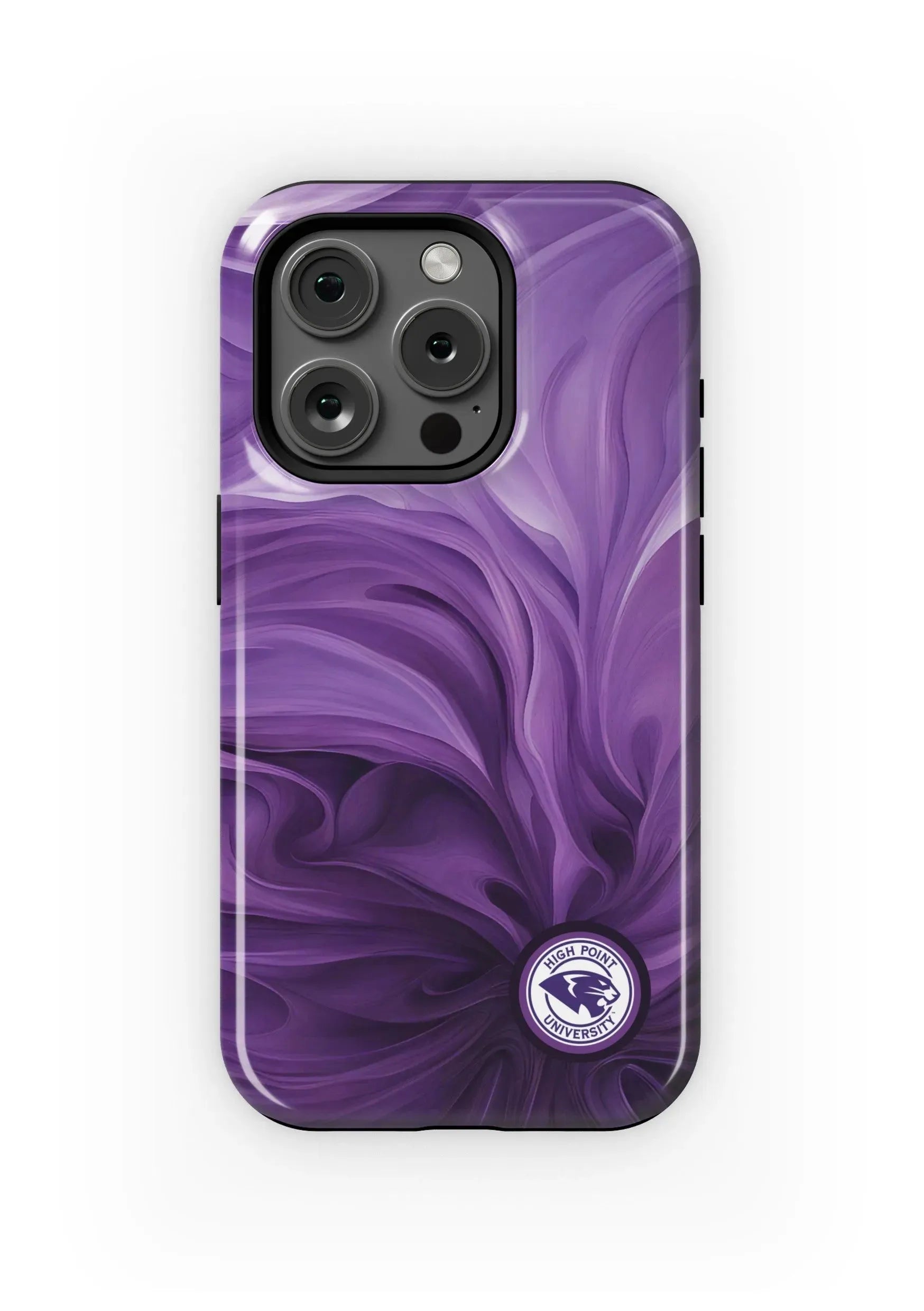 High Point University iPhone 15, 14, 13 Mobile Phone Case - Swirl Gloss Mobile Phone Cases