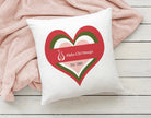 Alpha Chi Omega Pillow Cover - Heart 18" | Custom Big and Little Gifts | Official Merchandise | Festive Fit Home