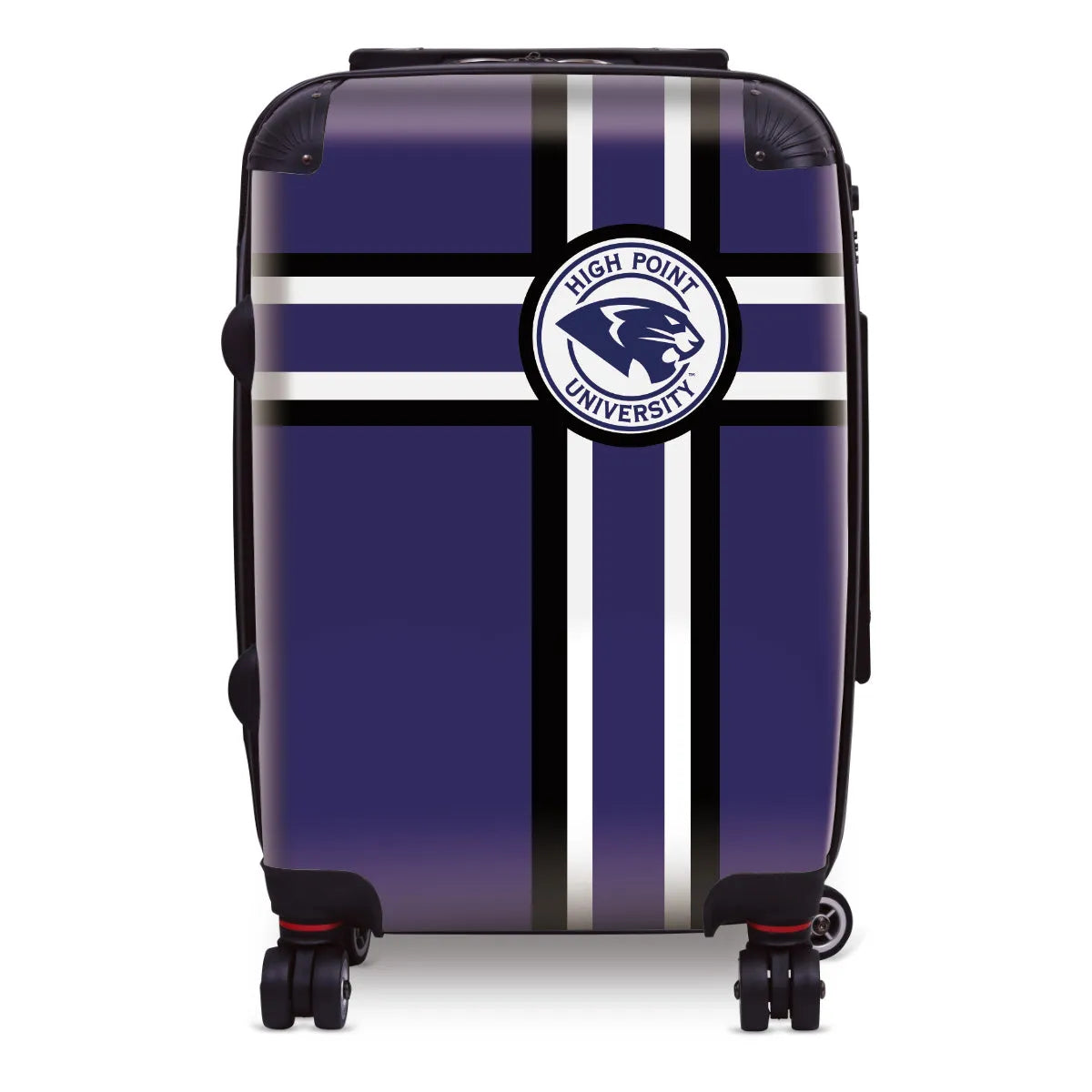 High Point University 20" Carry-On Suitcase Luggage - Stripes | HPU