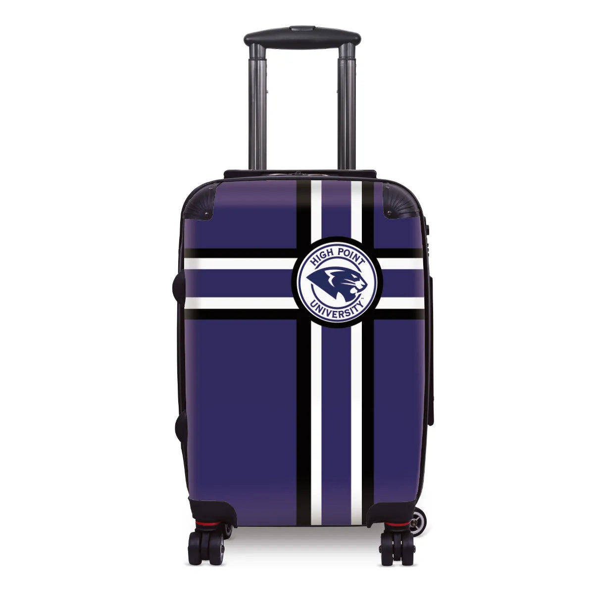 High Point University 20" Carry-On Suitcase Luggage - Stripes | HPU