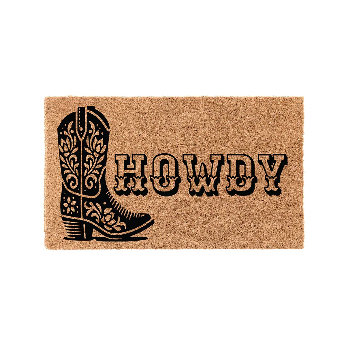 Howdy Coir Doormat Door Mats