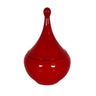 Teardrop Jars in Ruby Red | Modern Dorm Decor | Decorative Accents | Campus Greek Fit