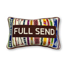 Full Send Needlepoint Pillow | Custom Dorm Decor 
