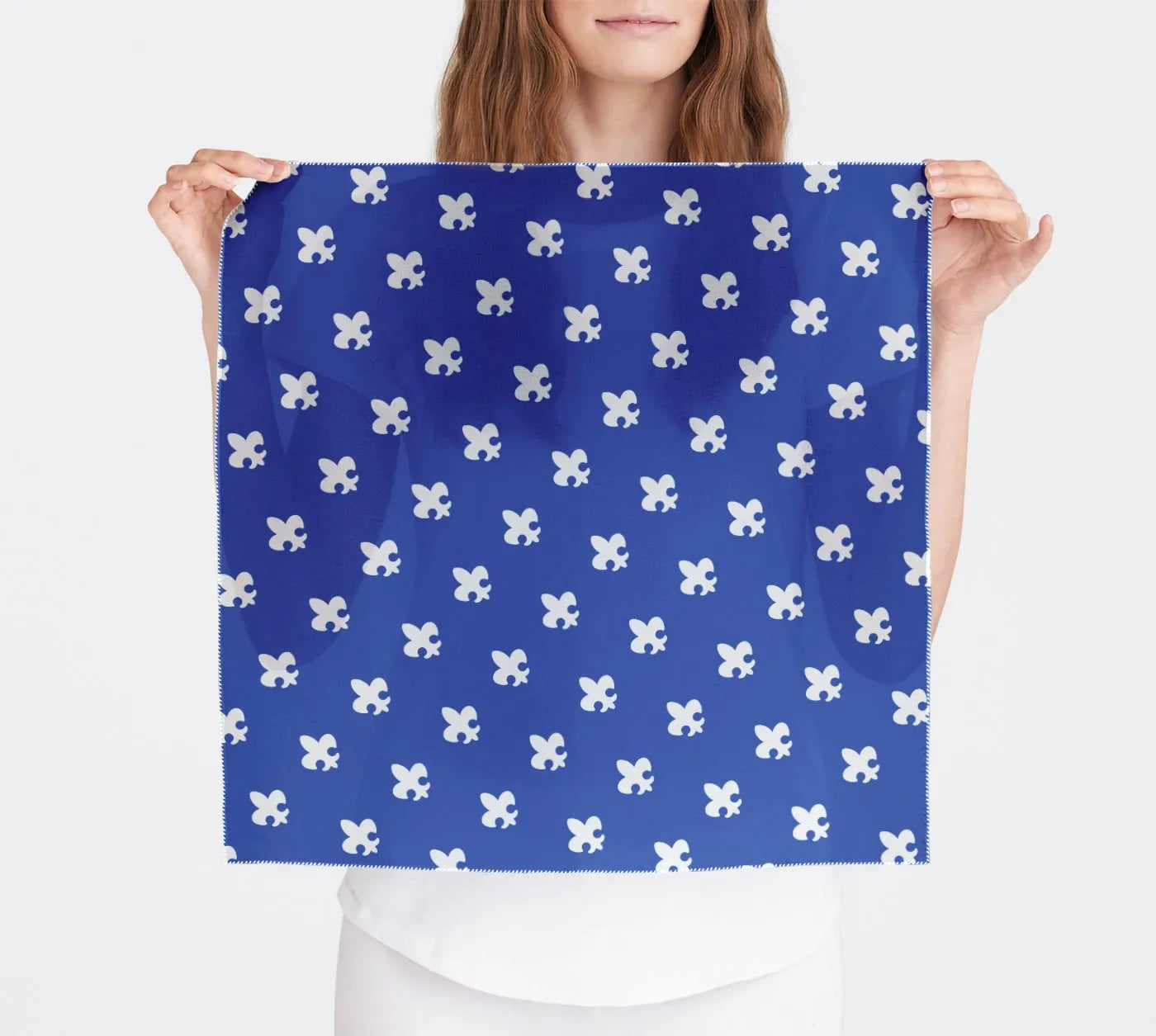 Kappa Kappa Gamma Chiffon Bandana - Fleur De Lis | Official Gift Shop