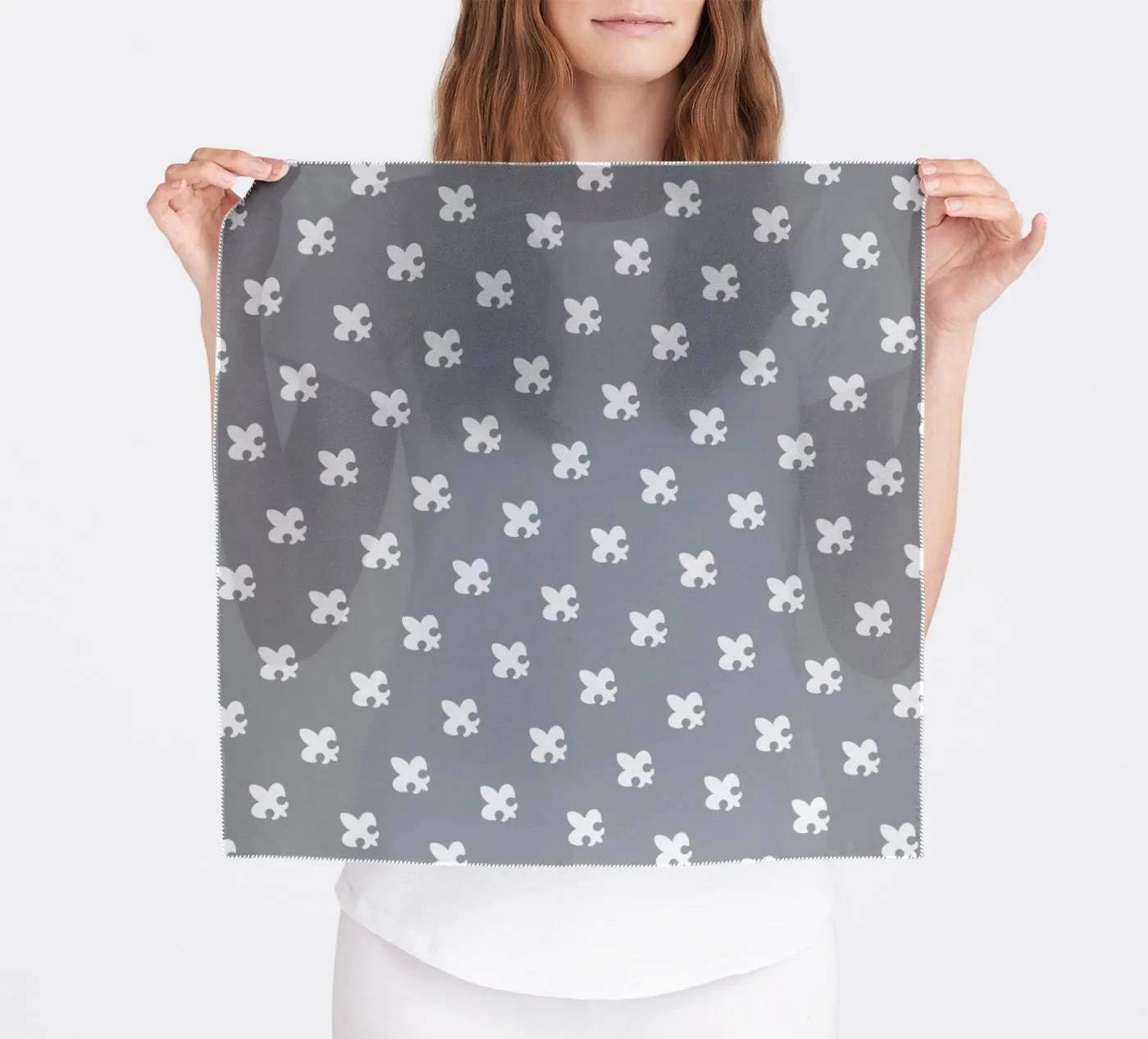 Kappa Kappa Gamma Chiffon Bandana - Fleur De Lis | Official Gift Shop