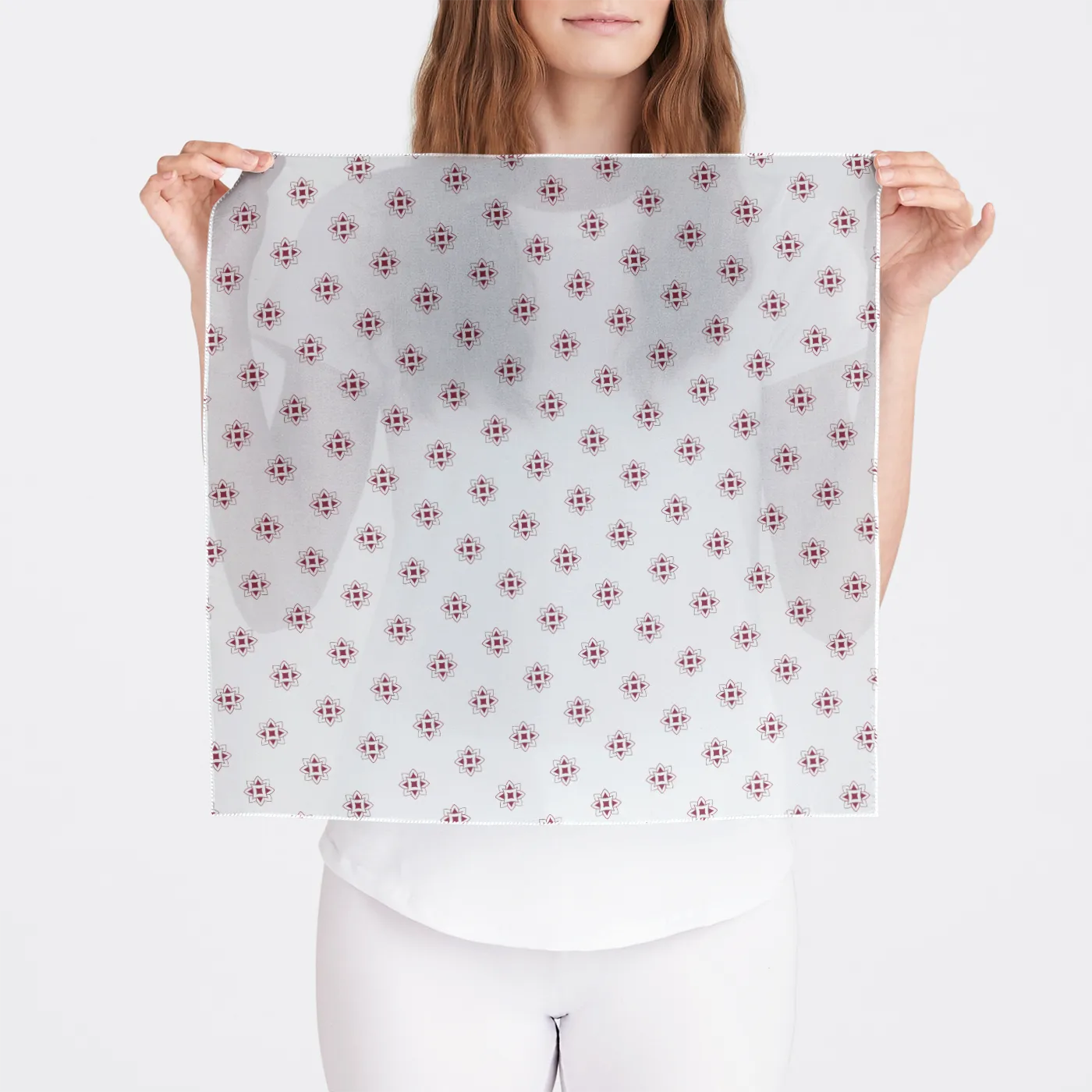 Alpha Sigma Alpha Chiffon Bandana - Logomark