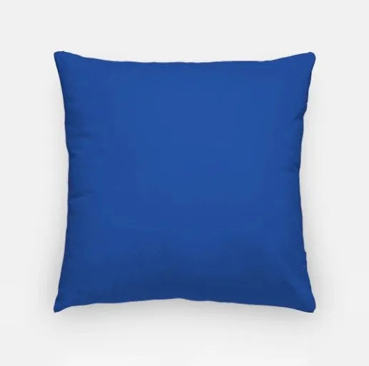 University of Tulsa Throw Pillow Cover - Blue Script  18" | Decor and Unique Gifts | Festive Fit Home