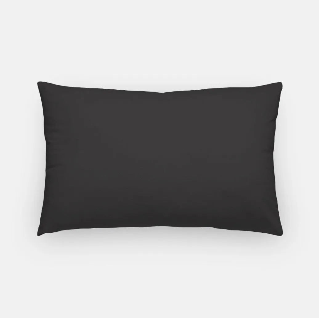 Winthrop Lumbar Pillow Cover Traditional Black Logo | Gifts and Decor