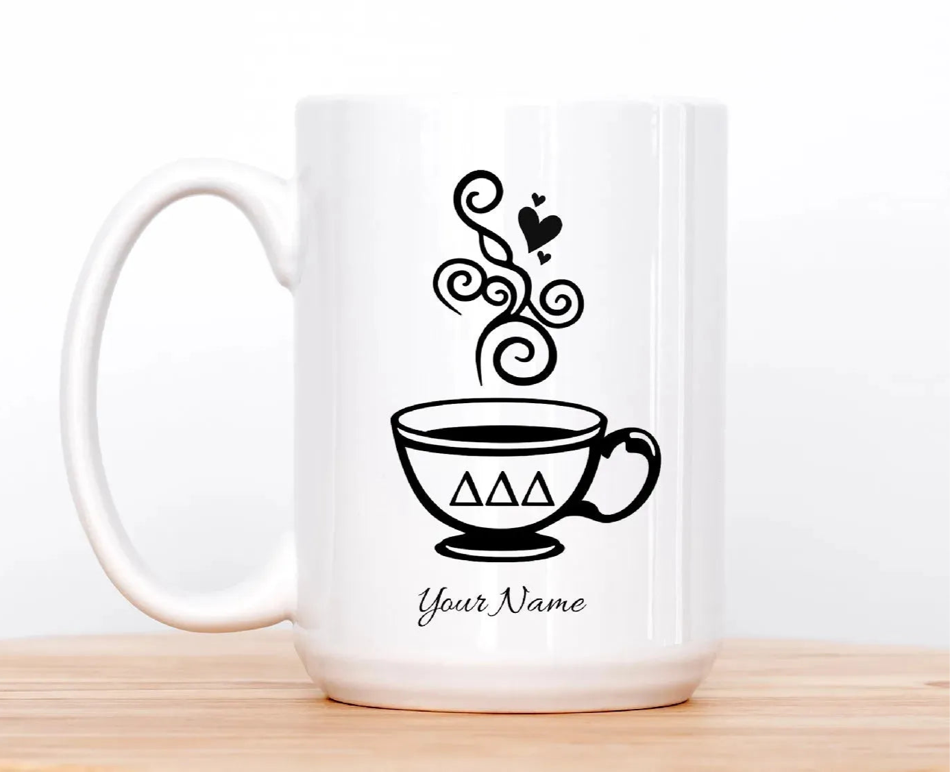 Tri Delta Personalized Coffee Mug Deluxe 15 oz. Drinkware
