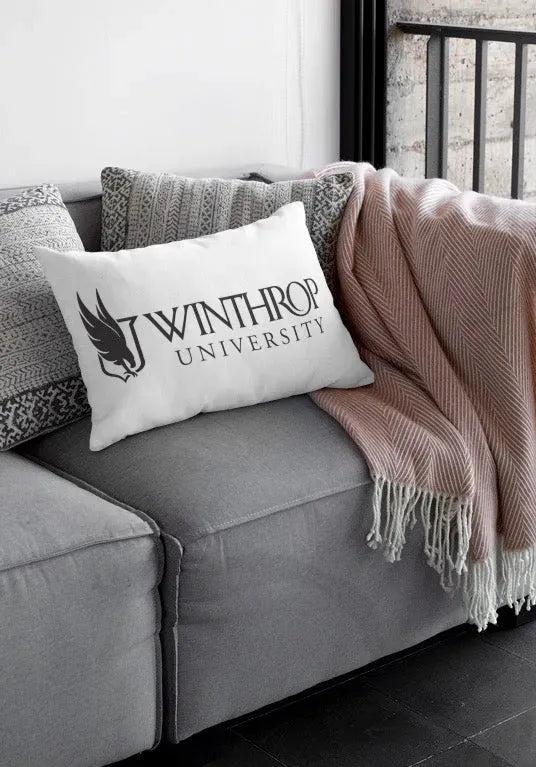 Winthrop Traditional Lumbar Pillow Cover - Black Pillow Covers