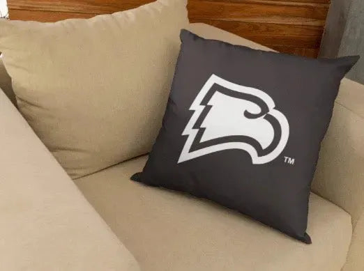 Winthrop Eagle 18" Throw Pillow Cover - Black Pillow Covers
