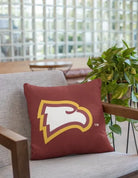 Garnet Winthrop Eagle Head Throw Pillow Cover - 18" | Gifts and Decor | Festive Fit Home