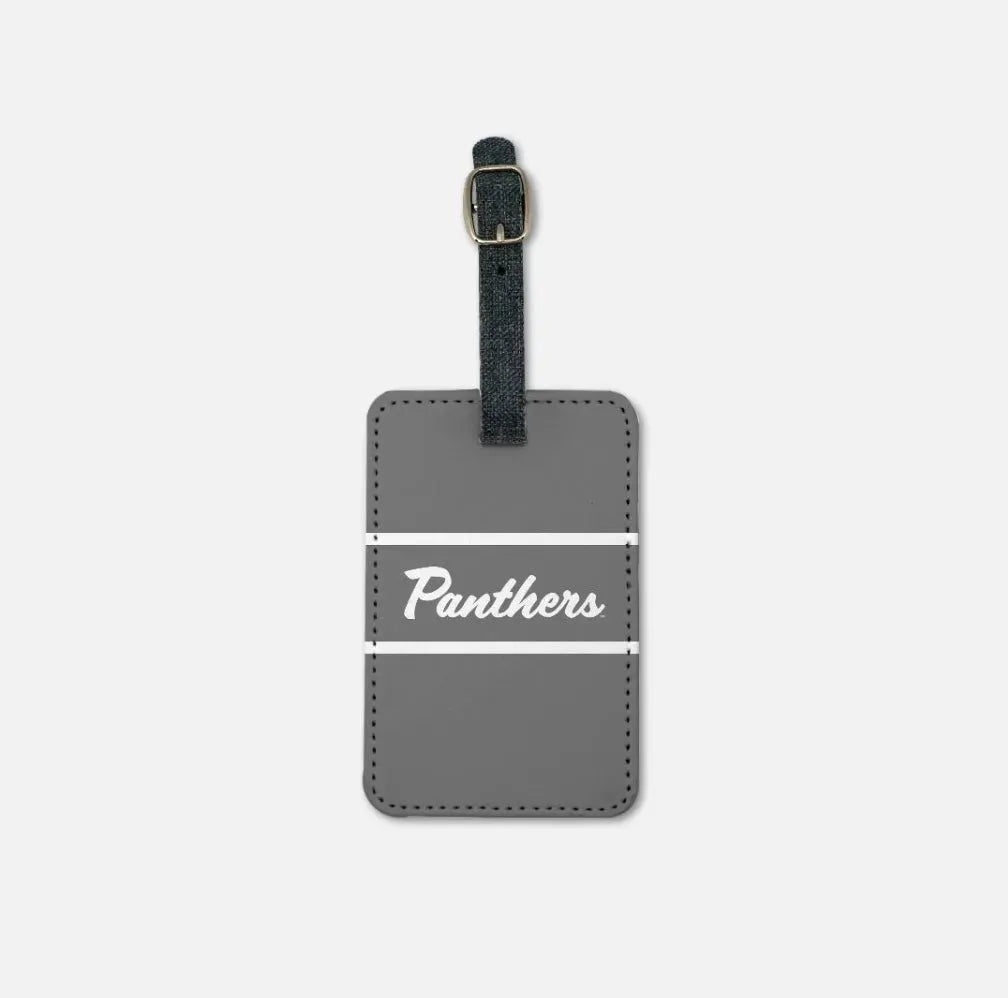 Georgia State University (Set of 2) "Panthers" Luggage Tags Gray Luggage Tags