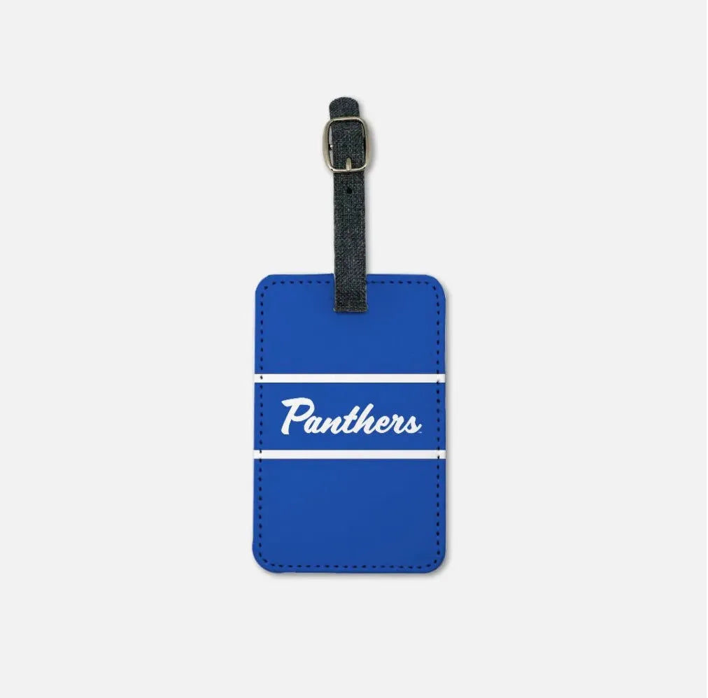 Georgia State University (Set of 2) "Panthers" Luggage Tags Blue Luggage Tags