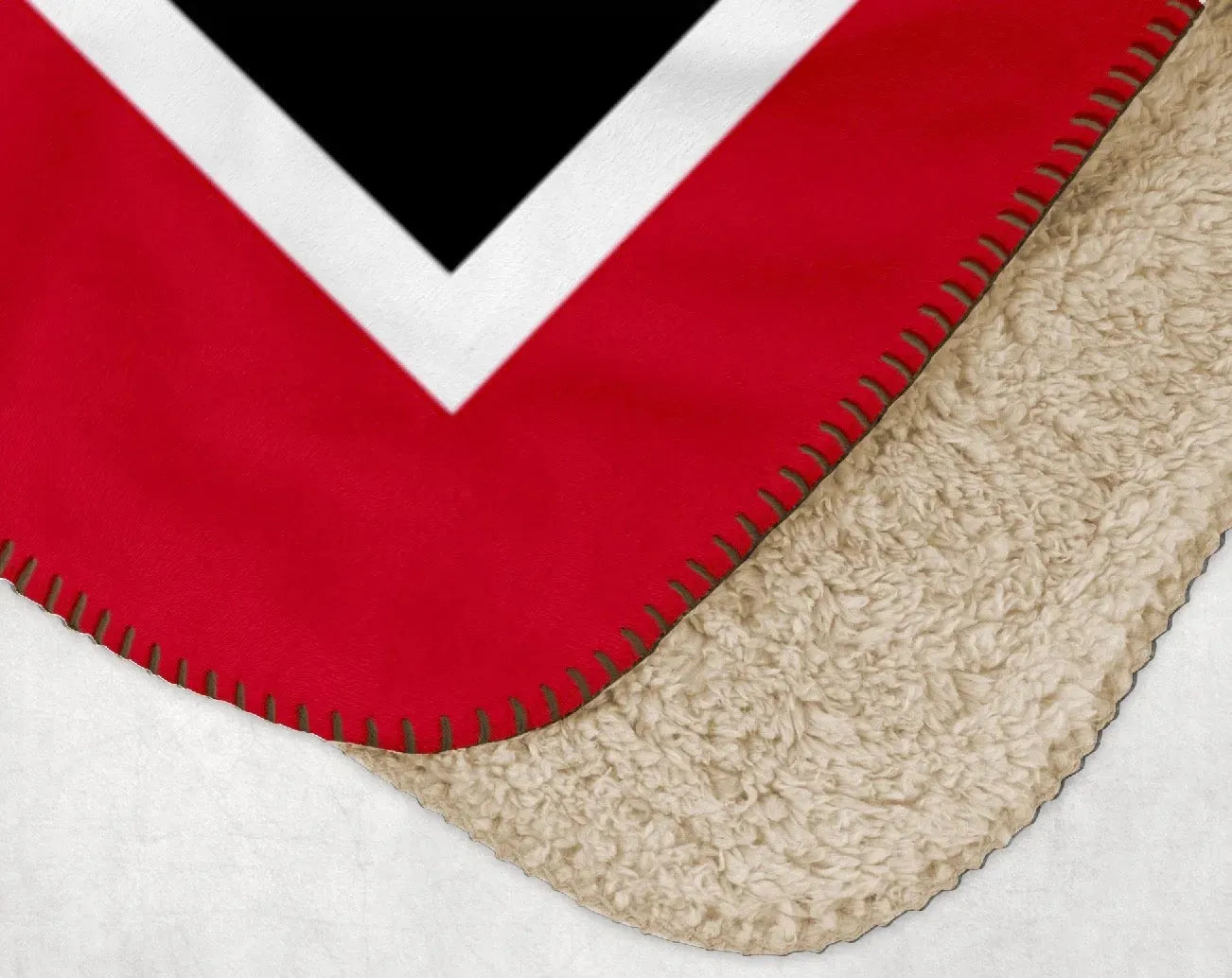 Arkansas State University XL 60x80 Sherpa Throw Blanket - Geo Throw Blankets