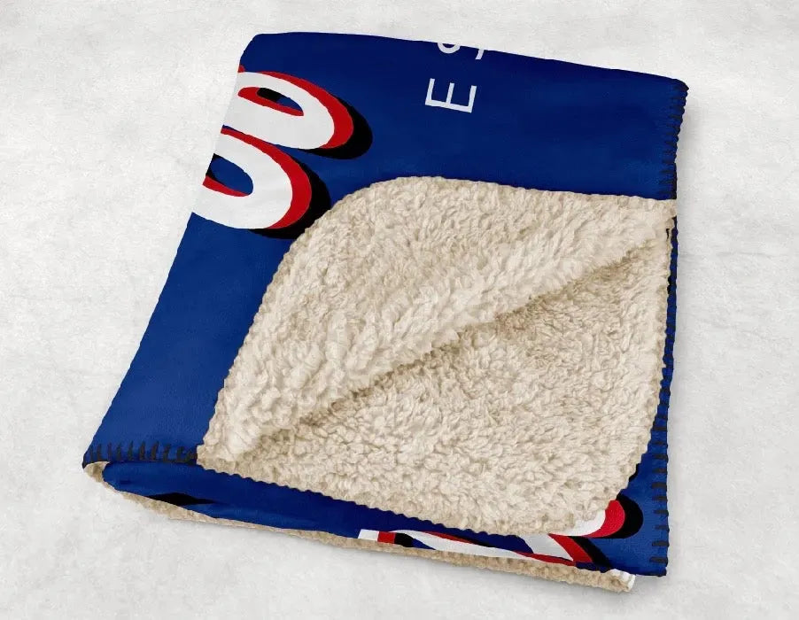 University of Tulsa XL 60x80 Retro Sherpa Throw Blanket Throw Blankets