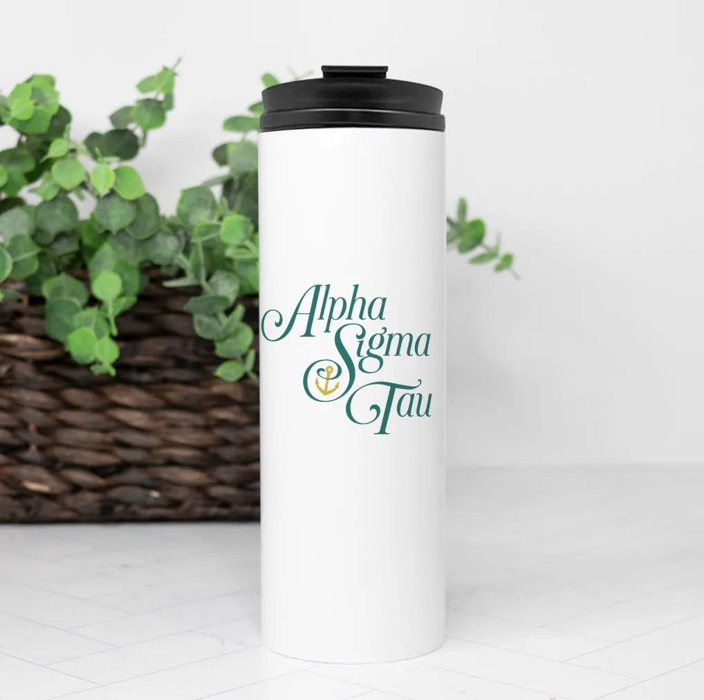 Alpha Sigma Tau Thermal Tumbler - Traditional 16 oz. | Official Gifts