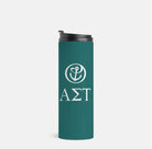 Alpha Sigma Tau Thermal Tumbler - Emerald Greek Letters 16 oz | Gifts | Official Accessories