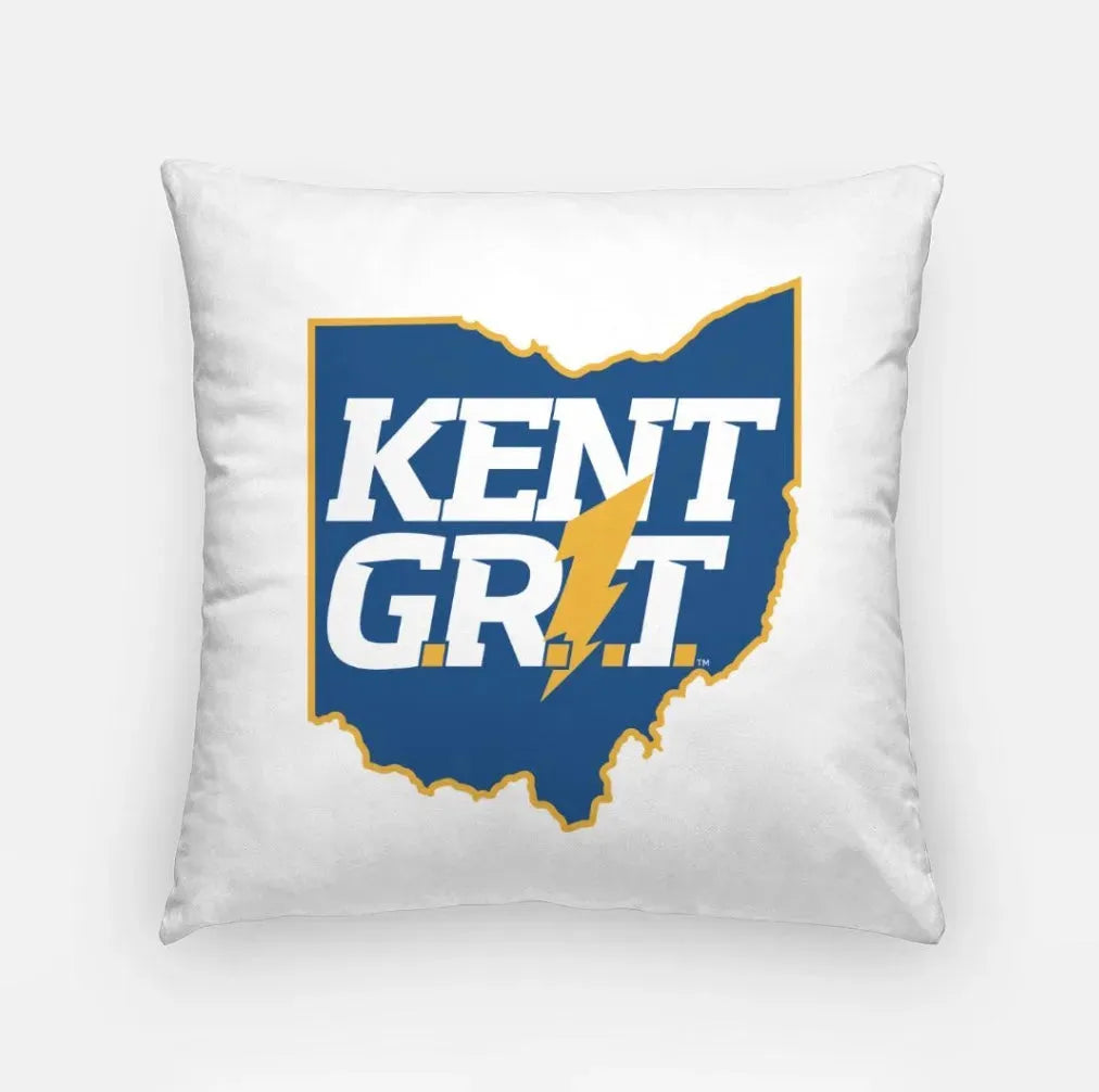 Kent Grit 18" Throw Pillow Cover White Full Color Pillow Covers
