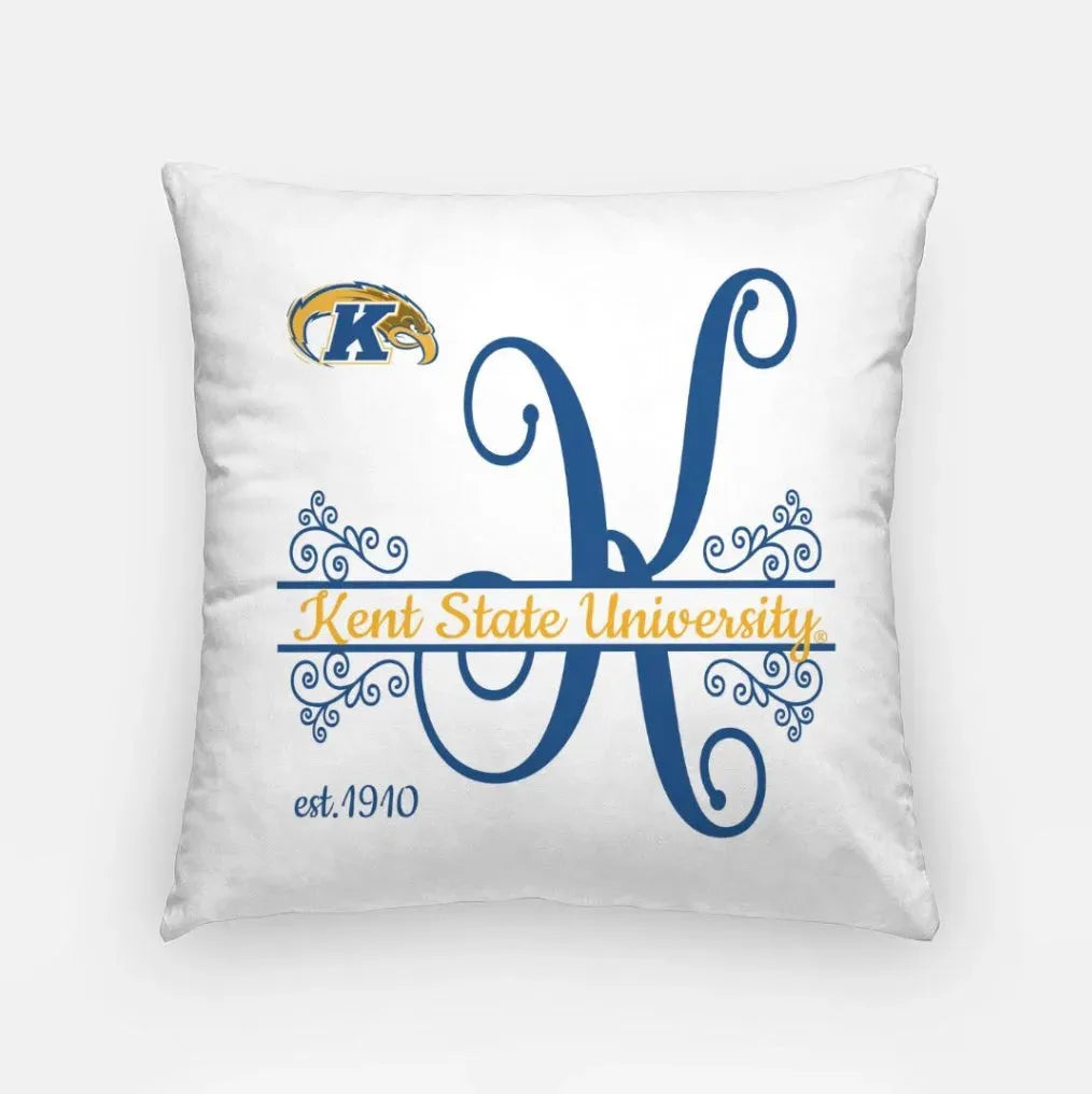 Kent State University 18" Throw Pillow Cover - Monogram Pillow Covers