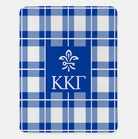 Kappa Kappa Gamma Blanket - Plaid 60"x80" | Official KKG Gift Shop | Festive Fit Home